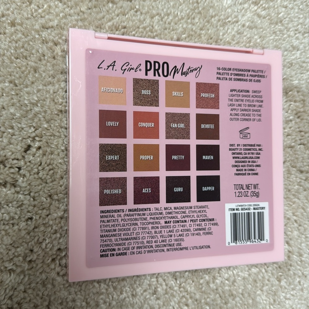 NEW L.A. Girl PRO Eyeshadow Palette, Mastery - Picture 8 of 8